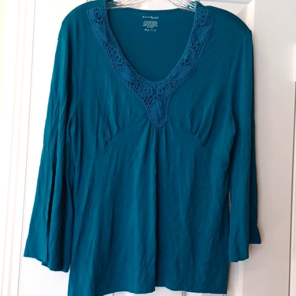 *Teal Bandolino Top LRG